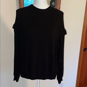 Monrow Black Knit Top